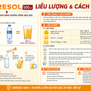 Cách dùng Oresol